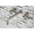 Kingston Brass Whitaker Two-Handle 3-Hole Wall Mount Roman Tub Faucet-50761231