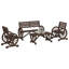 Wicker 3 - Person Garden Lounge Set
