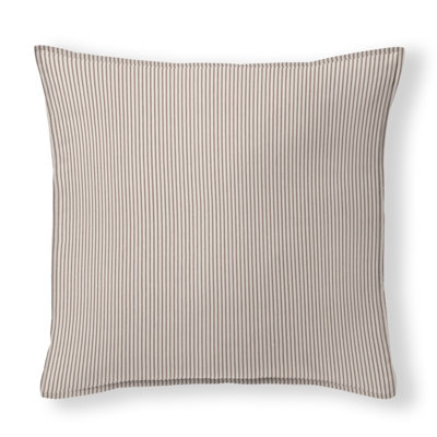Emmanuel Stripe Walnut Coordinating 20X20" Square Pillow
