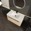 Meuble-lavabo 36 po avec lavabo à poser en résine-100166233