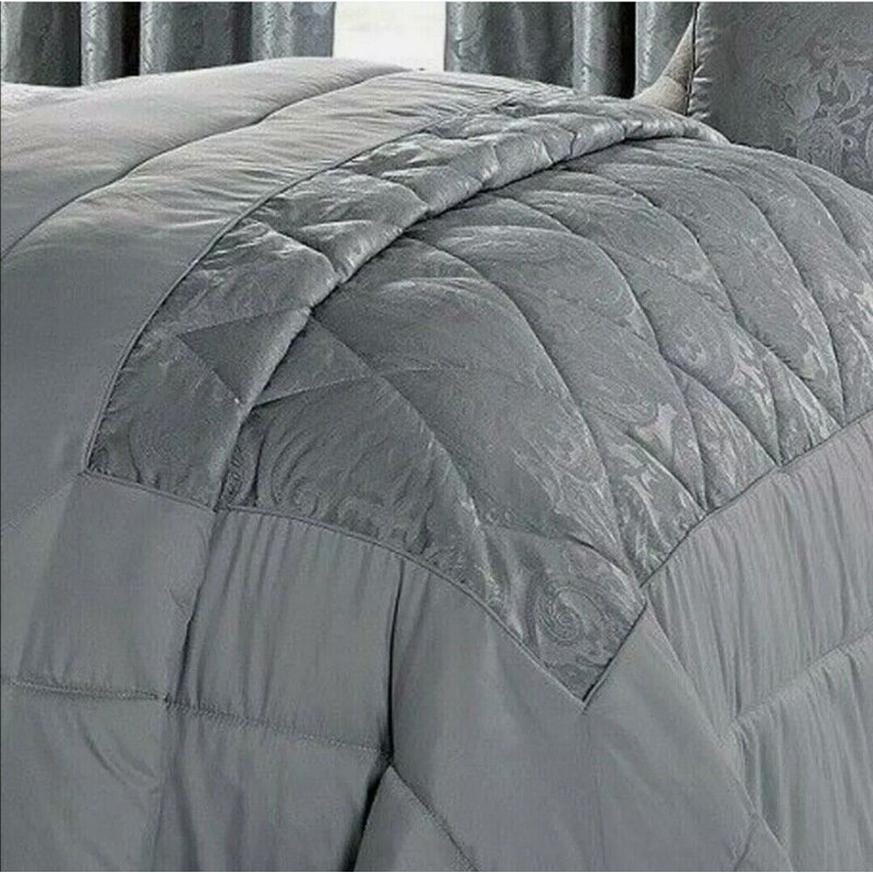 Sabelina Floral Bedspread with Pillow Shams, Beige, 250 x 250 cm