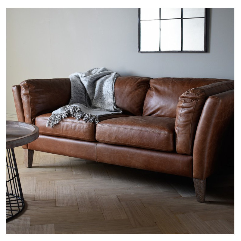 Hemenway 2 Seater Faux Leather Sofa