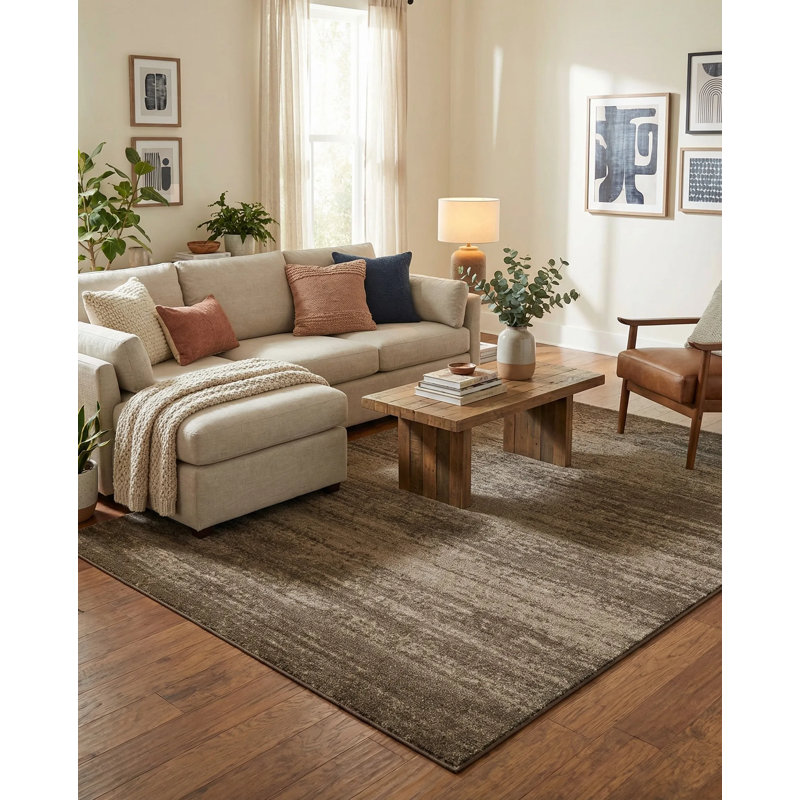 Tapis brun Arendtsville, Rectangle 7 pi 10 po x 11 pi