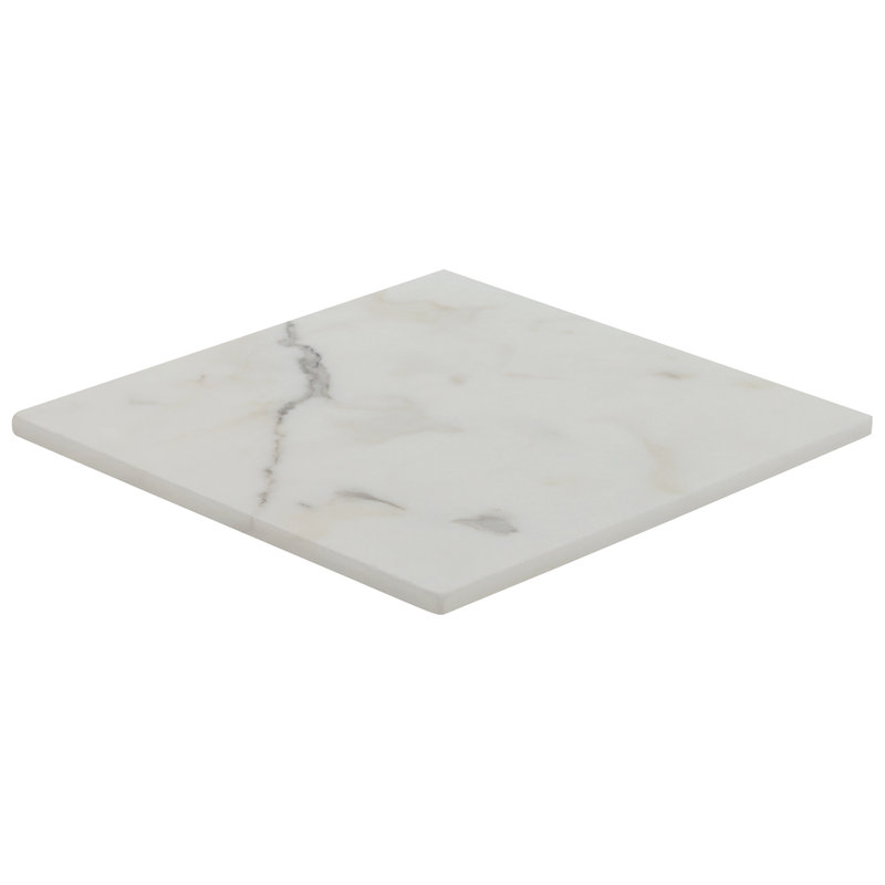 Avanti 12x12 Tumbled Marble Tile, Calacatta Gold