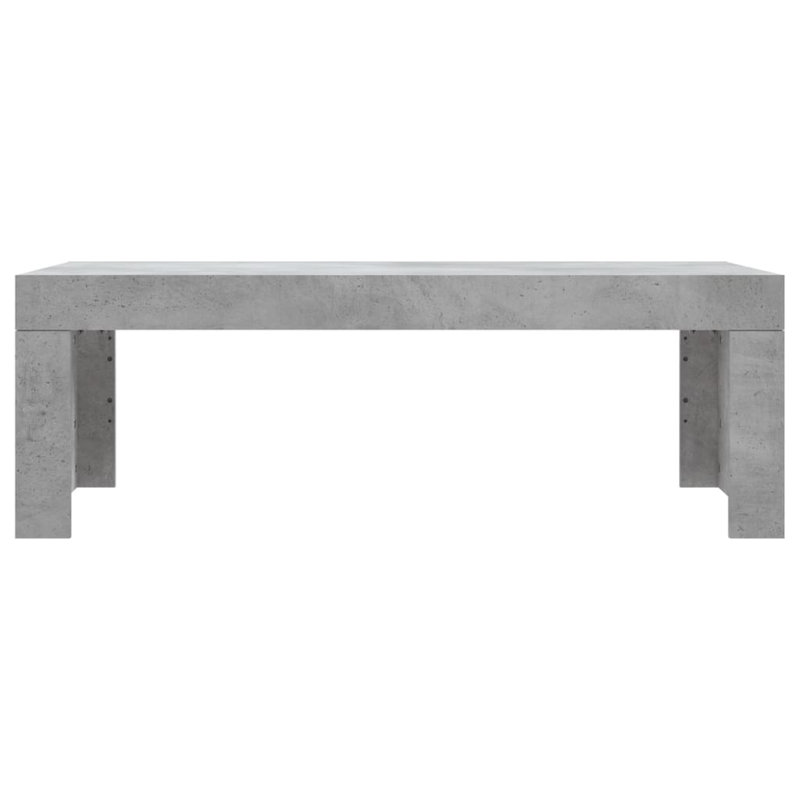 Bilke Manufactured Wood Frame Single Coffee Table, Concrete Gray