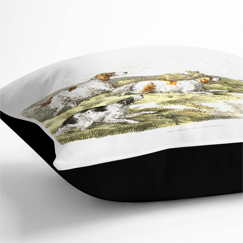 Square Cushion, 55cm H x 55cm W x 20cm D, Black