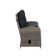 Acuff 48" Wide All Weather Outdoor Wicker Loveseat with Cushions