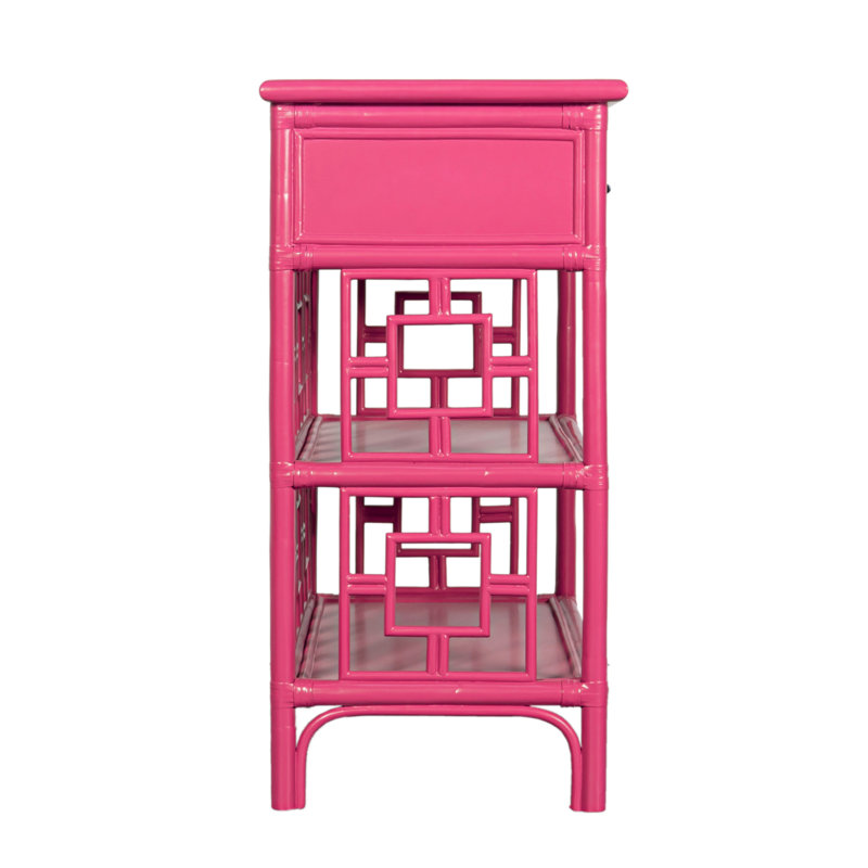 Sobe End Table, Hot Pink