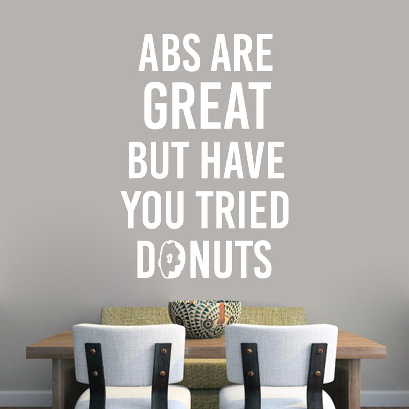 Text & Numbers Non-Wall Damaging Wall Decal, White