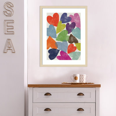 " Printed Hearts " by Jenny Frean