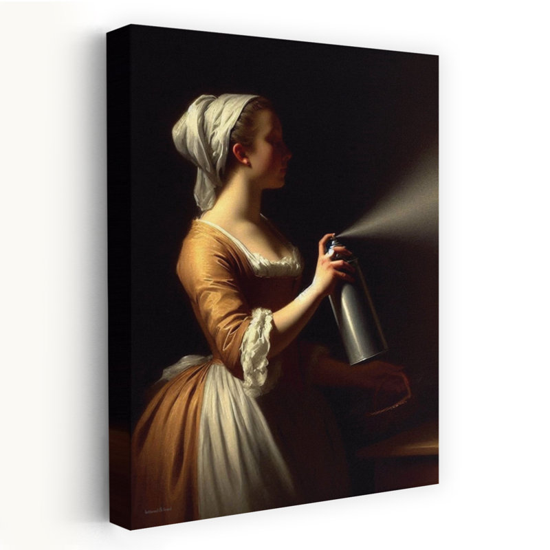 Odor-Able Moment - Art rétro femme classique, H 24 po x l 36 po