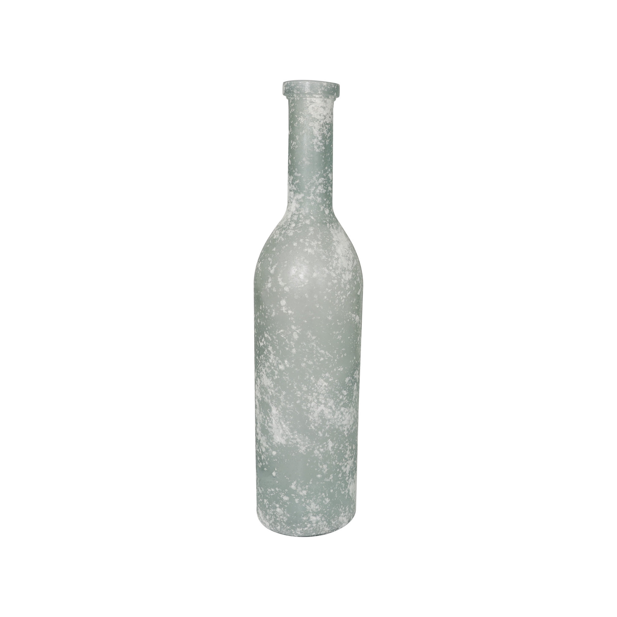 Northridge Recycled Glass Handmade Tall Ombre Floor Decorative Vase, 29.9" H x 	7.1" W x 7.15" D, Clear