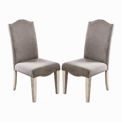 Set Of 2 Fabric Parson Chairs