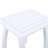 White Pu Weather - End Table, 19X15x18.72 Inches, Wood, Good For Living Room Decor Table Made Of 19X15 Inch Surface Charging And Display-1186769214