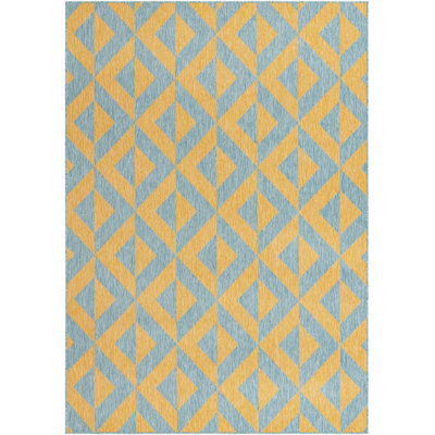 Tapis d'extérieur couleur moutarde