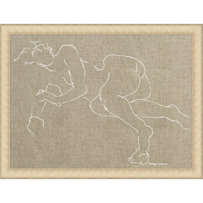 Lounging Figure by Lillian August - Picture Frame Painting