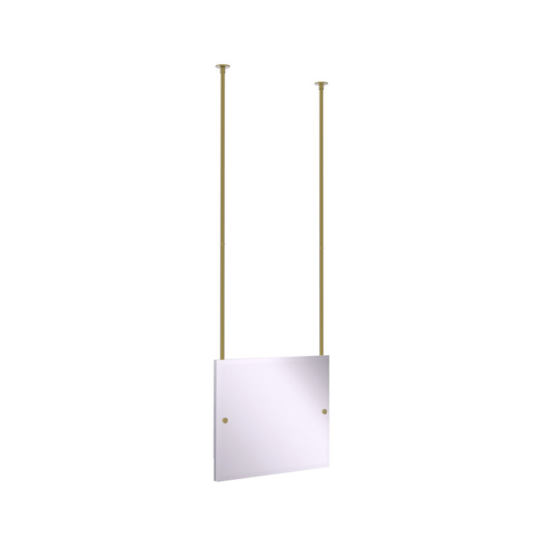 Miroir suspendu Beresford, Laiton satiné