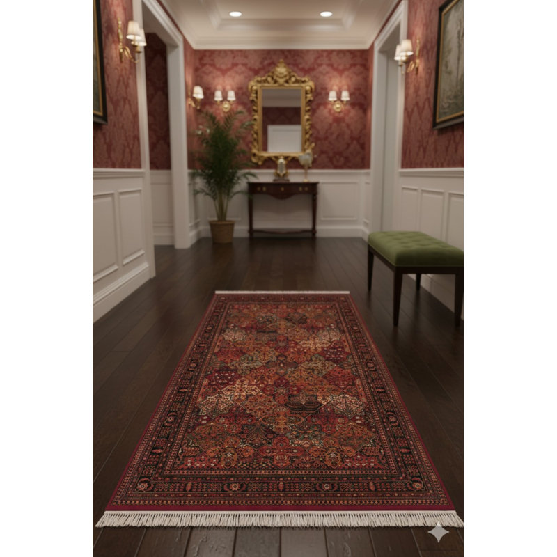 Tapis de couloir en laine Doughman, Tapis de couloir 2 pi 2 po x 9 pi 3 po