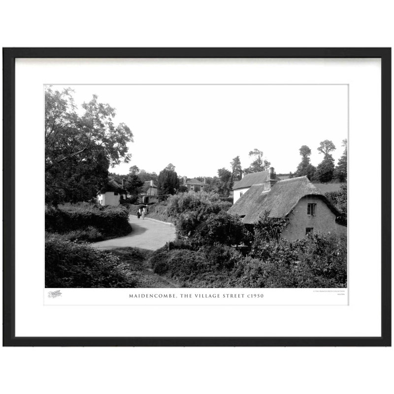 Maidencombe, The Village Street C1950 by Francis Frith - Single Picture Frame Print, 60cm H x 80cm W x 2.3cm D