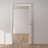 Cream Heat Proof Door Curtain, Foldable Insulated Panel for Kitchen & Entryway, 41.3" W x 78" H-118475168