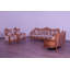 3 Piece Modigliani Sofa Red Gold Fabric-688540519