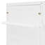 Lits simples escamotables doubles avec armoires et tablettes-204657438