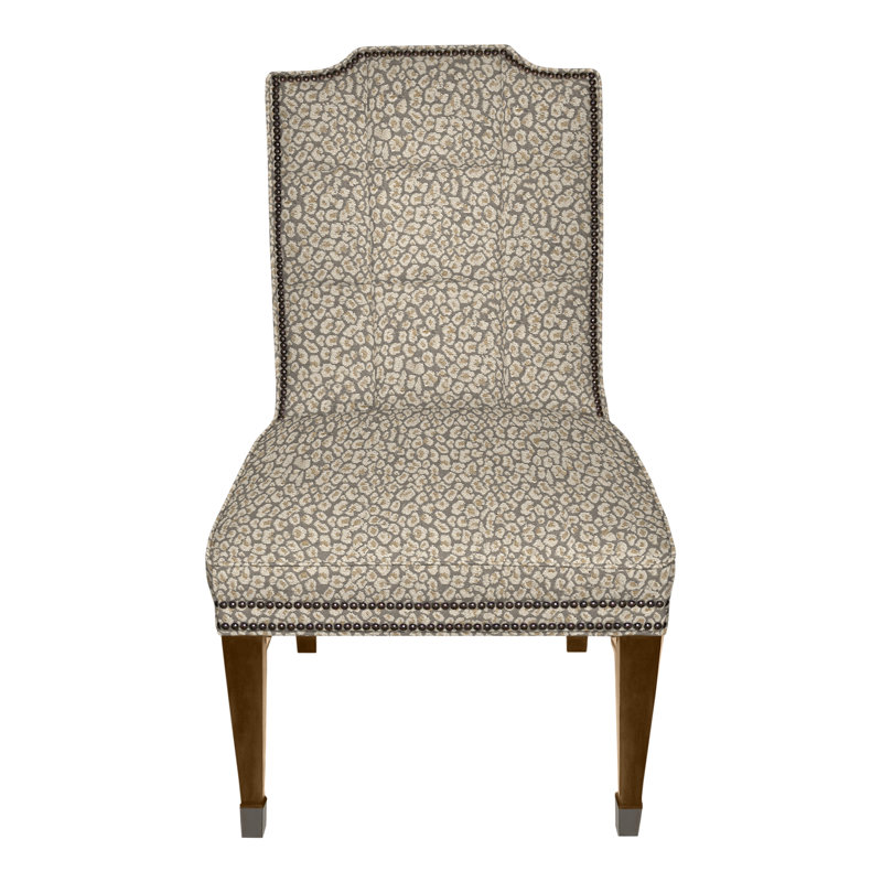 Travis By Michael Weiss Upholstered Dining Chair, Yes, Worthy Snow, Hampton