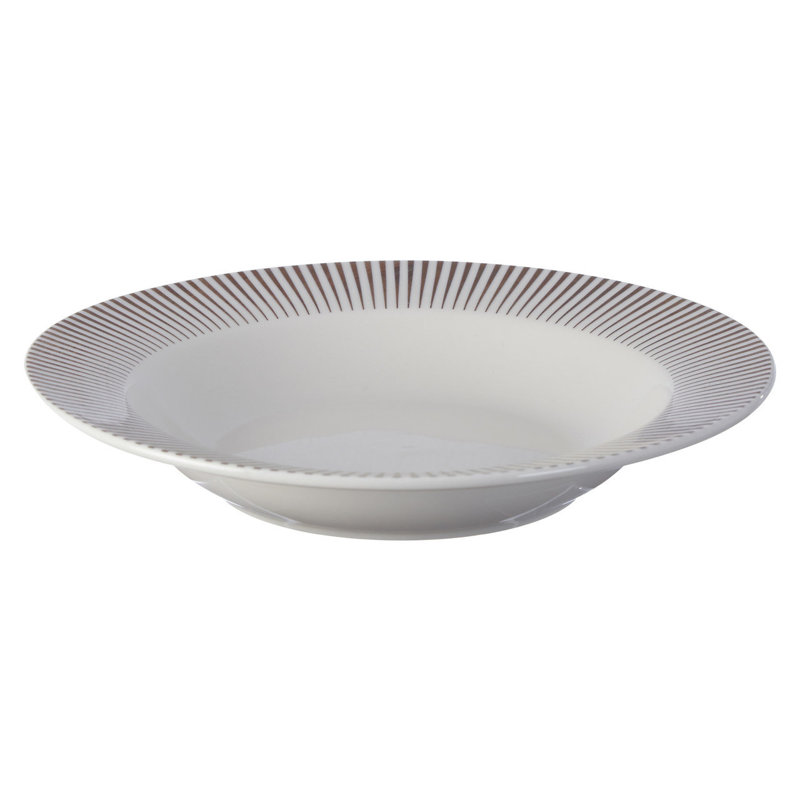 Burnes Piece Porcelain China Dinnerware Set - Service for 4