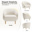 Elvie 33'' Wide Modern Barrel Accent Chair-264710972