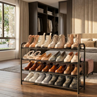 12 Pair Shoe Rack