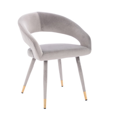 Chaise d'appoint en velours Boyuan