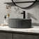 CASAINC Maple 17'' Concrete Circular Bathroom Sink