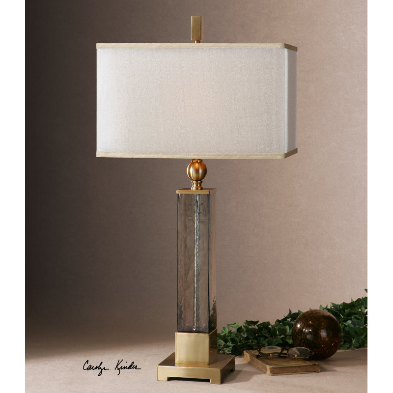 Mercer41 Whitham 33" Glass Buffet Lamp | Wayfair