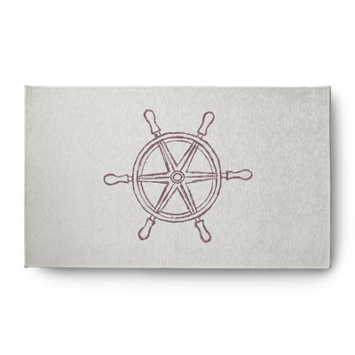 Tapis intérieur / extérieur tissé à plat Montanari - mauve poussiéreux