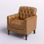 Fauteuil en cuir capitonné Annja-79522925