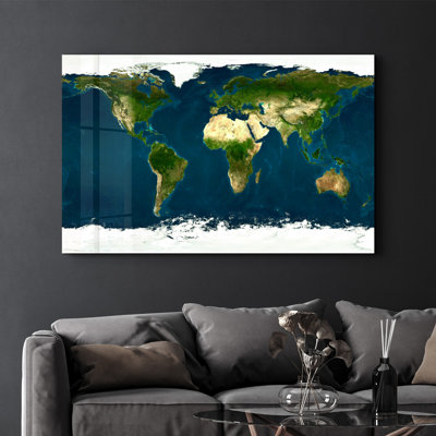 Elegant Tempered Glass Wall Art Painting, 13.8 x 21.7 inches | 100% Tempered Glass, Thickness: 0.16 inches | UV Printed for Vibrant Colors | Perfect for Home Decor, Living Room, & Office Spaces
