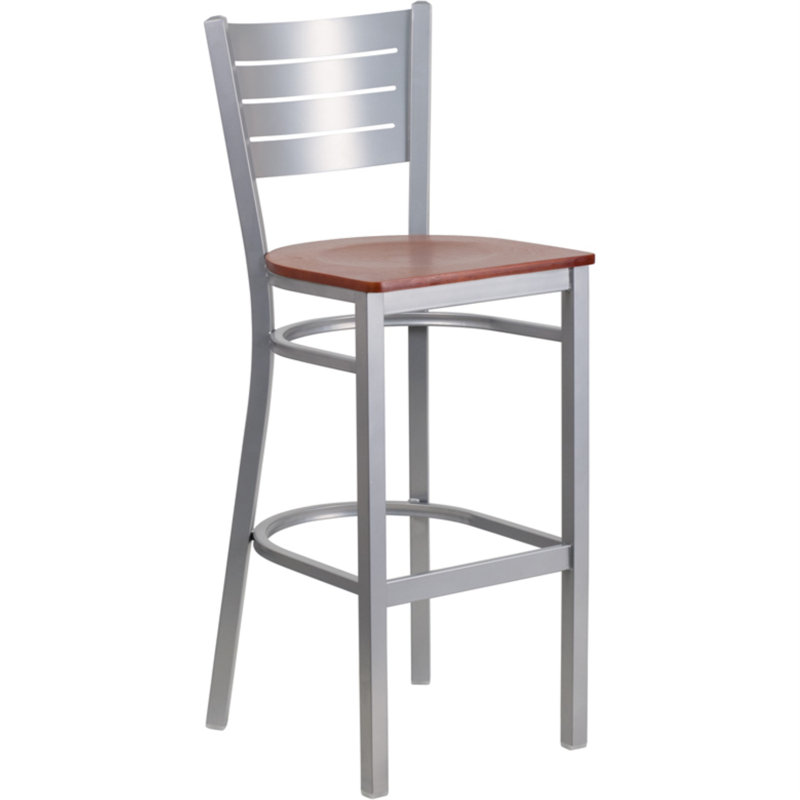 Tabouret de bar Elkton, Cerise, 1