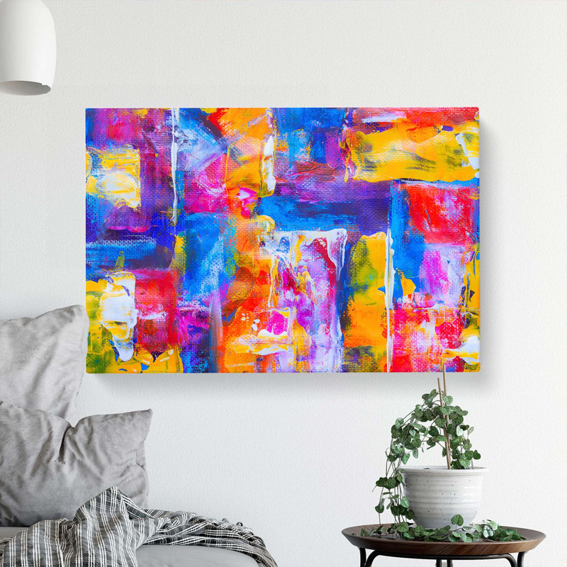 Abstract Art Painting Vol.231 by S.Johnson - Wrapped Canvas, 35cm H x 50cm W x 3cm D
