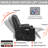 EMON's Large Power Lift Recliner Chair With Massage And Heat For Elderly, Overstuffed Wide Recliners, Heavy Duty Motion Mechanism With USB And Type C Ports, 2 Steel Cup Holders-1097109297-1097109292