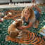 Tapis Botho Oriental Tiger Vintage lavable - Tapis doux en cachemire pour salon, chambre ou bureau-303954178