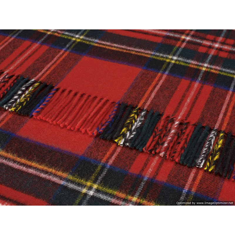 Tartan Hand Woven Throw Blanket