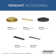 Canopy Kit 23-1/4" Length for Up to 3 Pendants