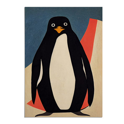 Penguin Abstract Art No.6 - Wall Art