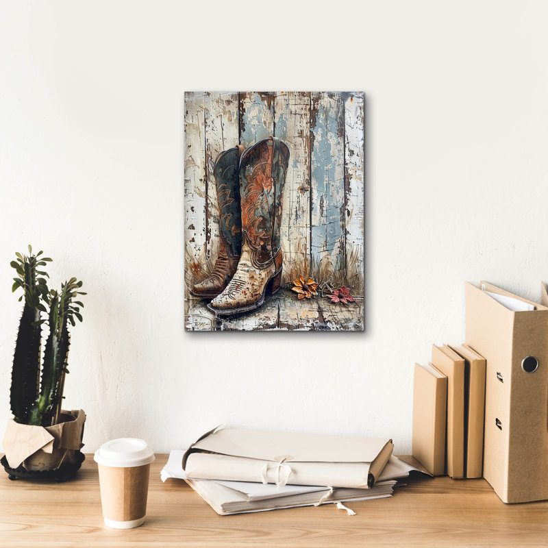 «August Bottes 1» par Momart, August Grove, H 16 po x l 12 po x P 0,75 po