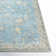 Tapis bleu à motif floral Berger