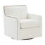 Fauteuil d'appoint pivotant avec garniture cloutée Tolland-1261381316