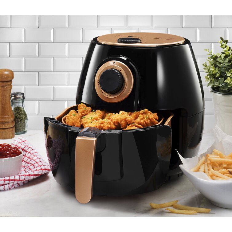 HOMCOM 10 Quart Air Fryer Oven with 8 Preset Cooking Menus Airfryer Baker  Oven with 9 Tool Accessories Non Stick Coating for Baking Oven Frying and  Baking Black/Silver