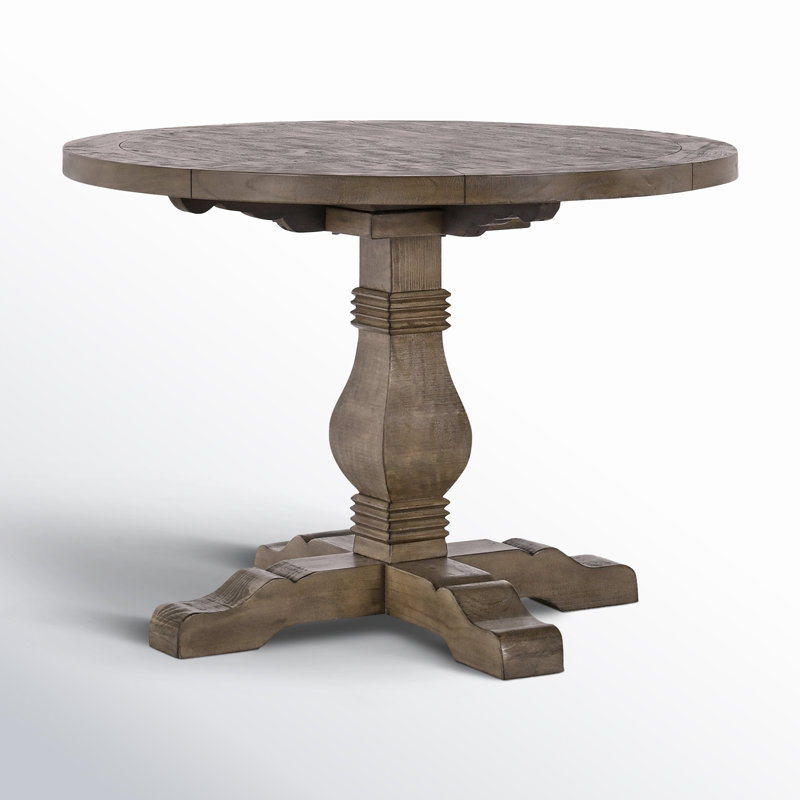 Table de salle à manger Kinston, Brun patiné, 55 po x 55 po