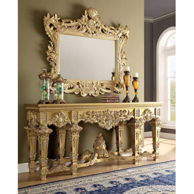 Mf0099 Unfolded Mirrored Furniture Console Table and Mirror Set Sale -  China Console Table and Mirror Set, Bedroom Furniture