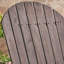 Chaise berçante Adirondack en bois d'acacia